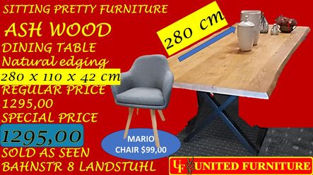 KL.A TISCHE Ash 280cm Table