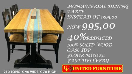 KL.A TISCHE MONASTERIAL DINING TABLE