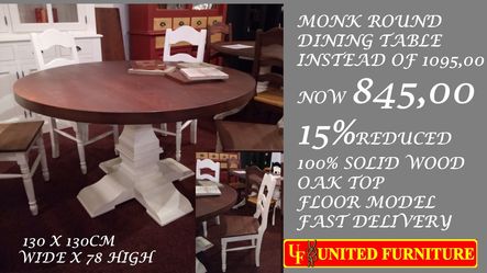 KL.A TISCHE MONK ROUND DINING TABLE