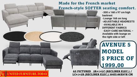 KL.A.Sofa Sets AVENUE 5 EN