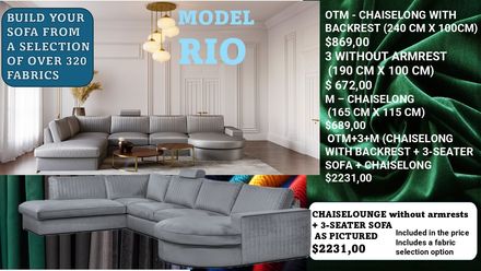 KL.A.Sofa Sets MODEL RIO EN