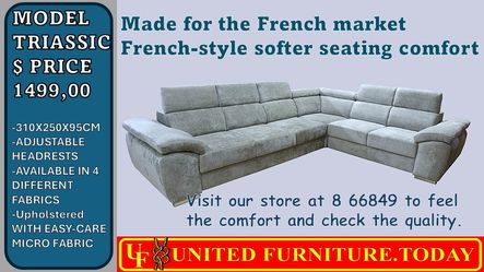 KL.A.Sofa Sets TRIAS SECTIONAL EN