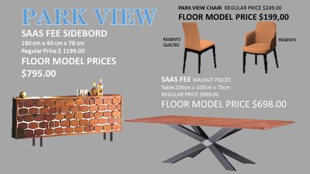 PARK VIEW Saas Fee walnt pieces