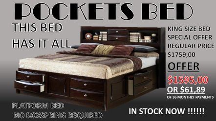POCKETS KING SIZE