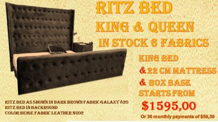 RITZ BEDS BROWN