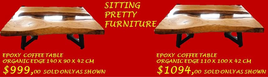 SITTING PRETTY coffee tables EPOXY