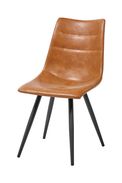 #1804 Dining chair in cognac PU $89