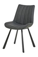 #1913 Dining chair in vintage anthracite PU $140