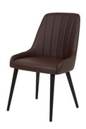 #2105 Dining chair in brown PU $ 99