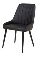 #2105 Dining chair in black PU $99