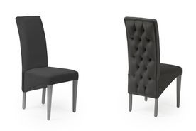 Rinas anthracite velvet and grey legs $143