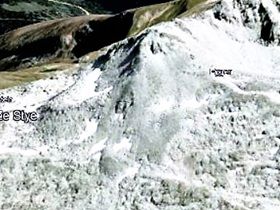 Översikt över nästa resmål (kopia från Google Earth)