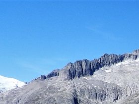 Utblick mot södra delen Grimselsee