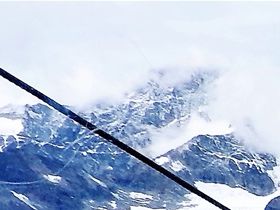Lift mot Trockener Steg; Schwartzsee långt nere i bakgrunden