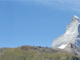 Vi lämnar Zermatt