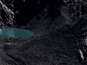 Närbild glaciären