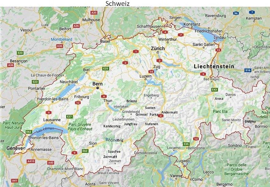 Översikt Schweiz