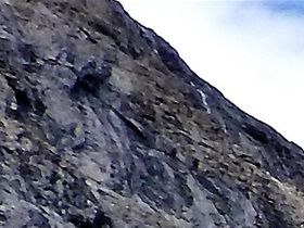 Nedre del av glaciären