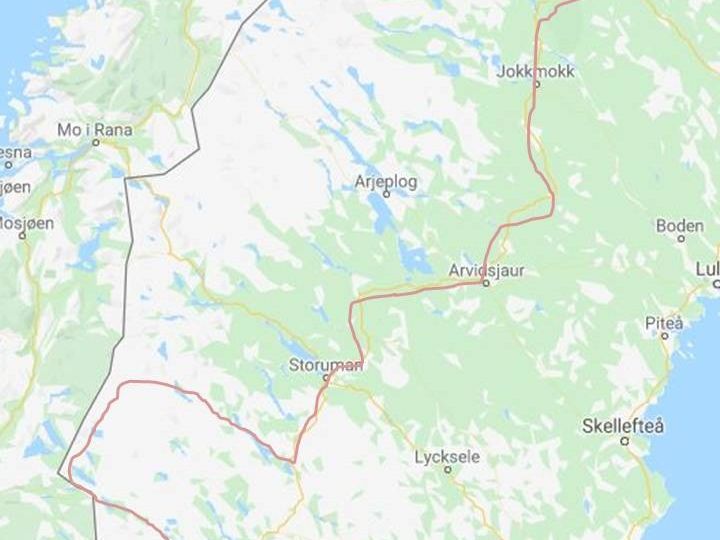 Bilresa Östersund-Arvidsjaur-Kiruna-Narvik 2009