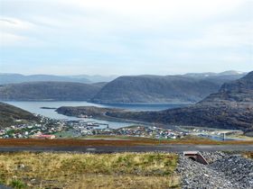 utsikt ner på Havöysund