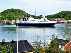 Färjan från Moskones till Bodö/Röst