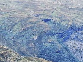 Vägen ner mot Skjolden och Sognefjorden