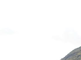 Trollstigen; massor av turister trots dåligt väder