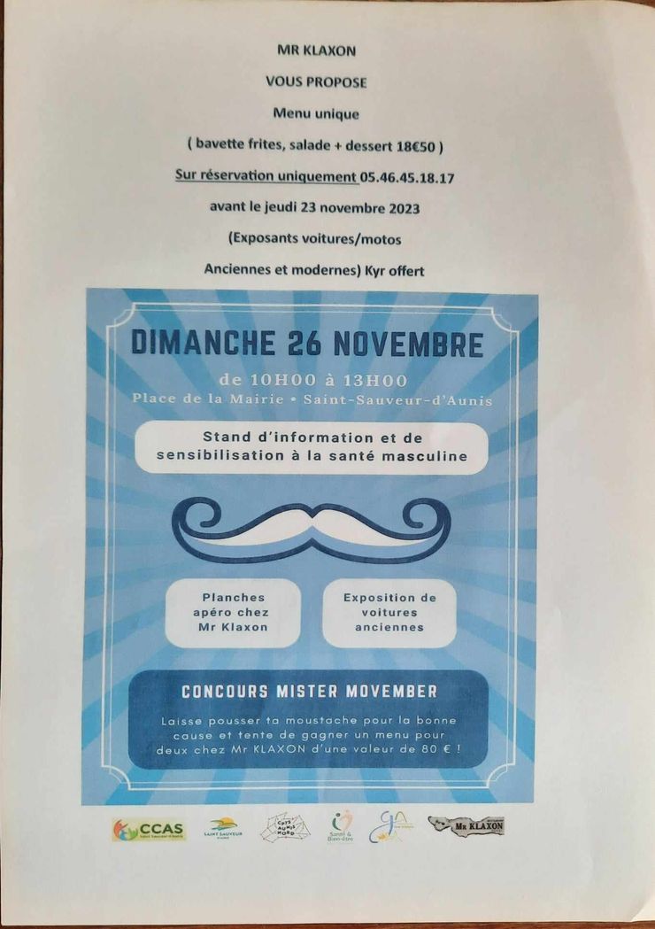 26 novembre aunis