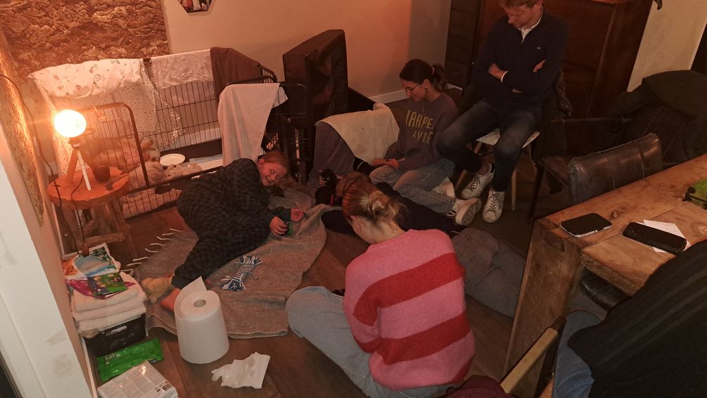 Lekker knuffelen