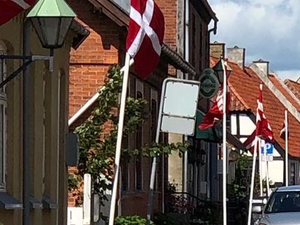 Den gamle bydel i Ebeltoft.