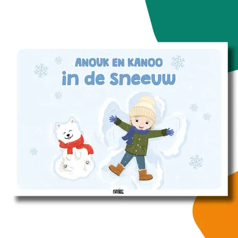 Anouk en Kanoo in de sneeuw