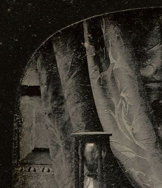 Vanitas. Daguerreotypi af stilleben med kranie, bøger og timeglas. Thomas Richard Williams (1825 – 1871). Foto: Sepia Times/Universal Images Group via Getty Images.