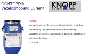 Contopp vezelcompound Duramit