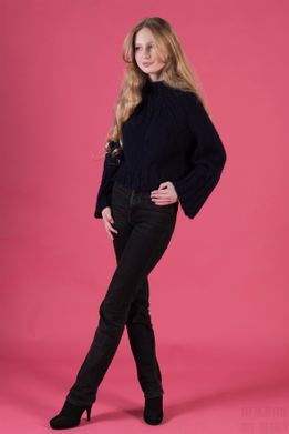 Modellen er Dicte Cornelia Madsen