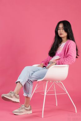 Modellen er Elisabeth Guang