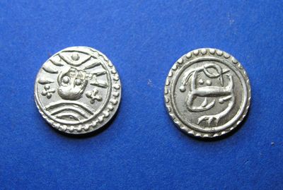 Scetta, fundet i posthusudgravning.  Ribe ca år 720