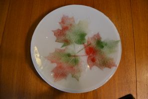 Höstlöv platt