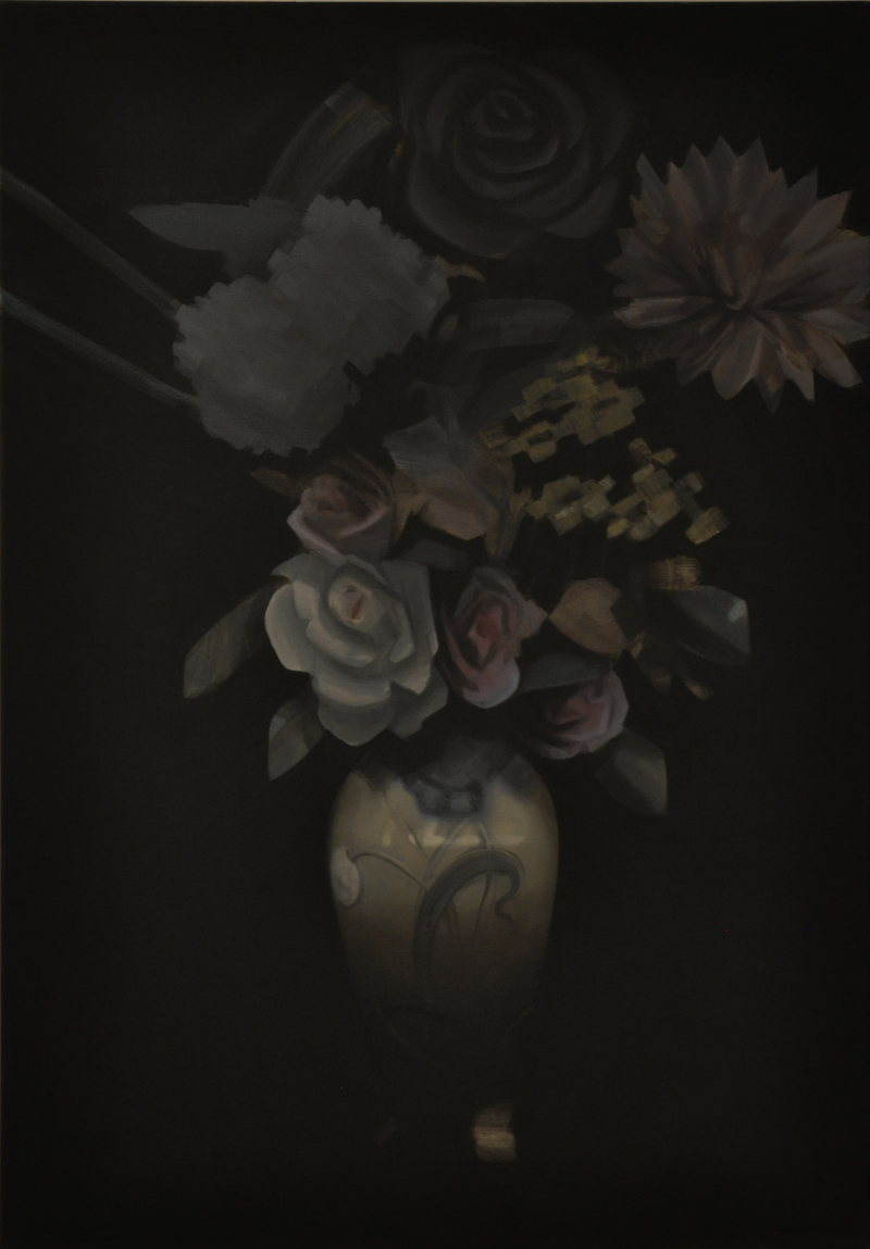 Veerle_Stevens Plastic Flowers are Forever FC, oilpainting, Veerle Stevens