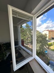 Fönsterrenovering på Johanneshov åt en Brf.