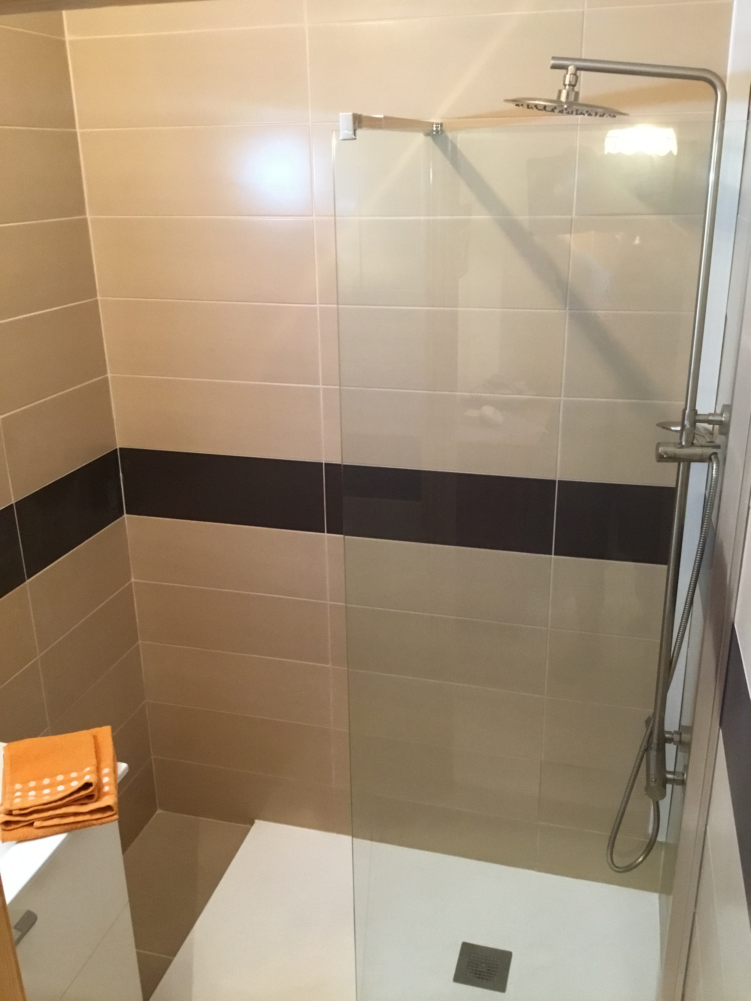 nieuwe inloopdouche in Mar Y Luz