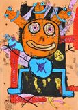 No Sugar (WHAT) Mix Media  On Cardboard   2023 Size 35x25 cm