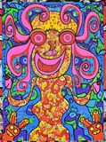 Octopussy Bond Series Nr 3 Acrylic 2017 Size 145x105 cm