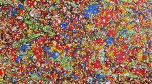 Feels Like Making Love All Over Again.Acrylic 2018 Size 75x135 cm
