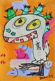 Orvar Mix Media  On Cardboard  2023 Size 35x24 cm