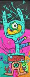 The Higher Peek Mix Media 2023 Size 59x24 cm