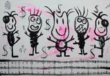 Dollar $ Acrylic 2023 Size 40x60 cm