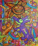Sniffing The Sun Acrylic 2022 Size 39x31 cm