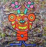 Wash Your Hands Acrylic 2020 Size 100x100 cm Copyright ©Vhilo