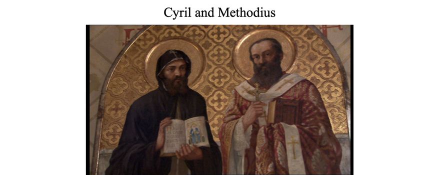 When the Prince of Moravia, residing in modern day Prague, asked for missionaries in 862 AD, the Patriarch sent Cyril and Methodius.  The Greek-speaking pair soon learned the language of the people.  In the process, they spread the Eastern Orthodox faith.