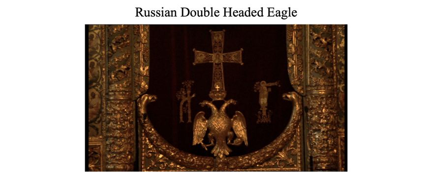 Christianity became the “people’s religion” as wandering monks from scattered monasteries brought their faith to the far reaches of the empire.  Ivan the Terrible gained his own Patriarch in Moscow, and co-opted the double-headed eagle of West/East Christianity, calling Russia the Third Rome.